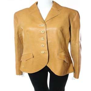 NWT HERMES PARIS Tan Long Sleeve Ready To Wear Deerskin Riding Jacket Sz IT 44 2017 Black Friday Deals